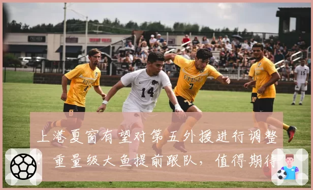 上港夏窗有望对第五外援进行调整！重量级大鱼提前跟队，值得期待