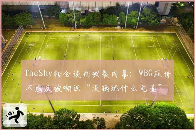 TheShy转会谈判破裂内幕:WBG压价不成反被嘲讽“没钱玩什么电竞”