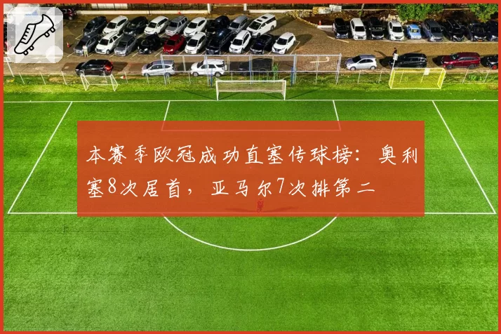 本赛季欧冠成功直塞传球榜：奥利塞8次居首，亚马尔7次排第二